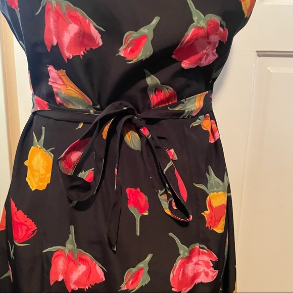 Reformed by Reformation Black Floral Dress - Picture 7 of 9